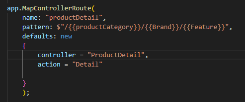 configure route in program